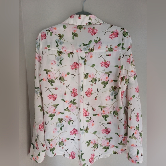 Express Portofino shirt, floral, size Small - Picture 2 of 2